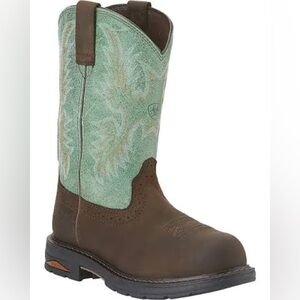 Wolverine rancher arrow steel toe Brown and blue Women's Boots